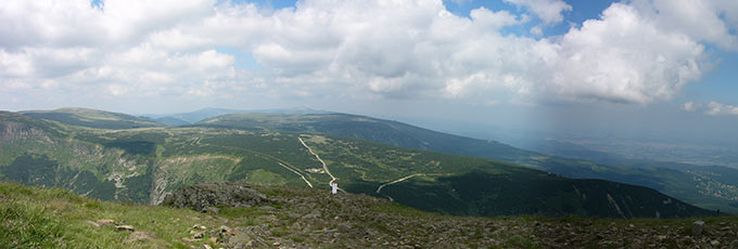 Riesengebirge im Sommer Bild von Schneekoppe